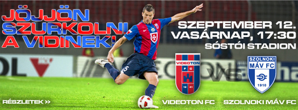 Ma Videoton-Szolnok meccs a a Sóstói Stadionban