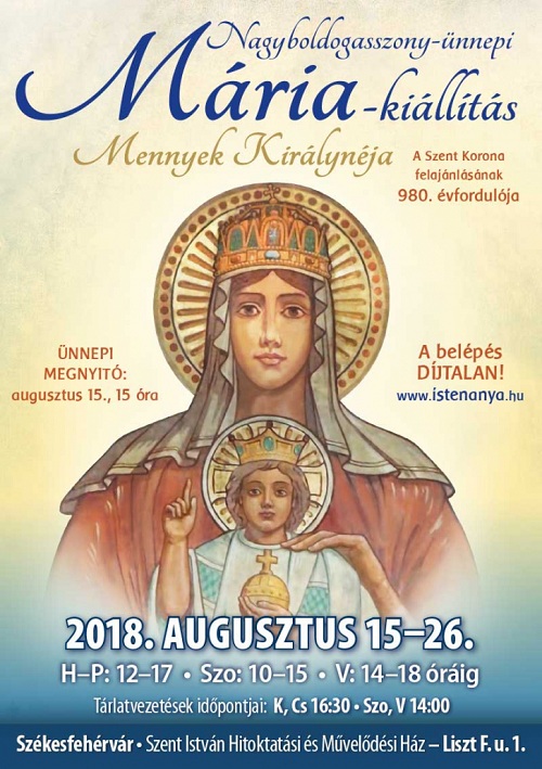 Nagyboldogasszony-ünnepi Szűz Mária-kiállítás nyílt Székesfehérváron