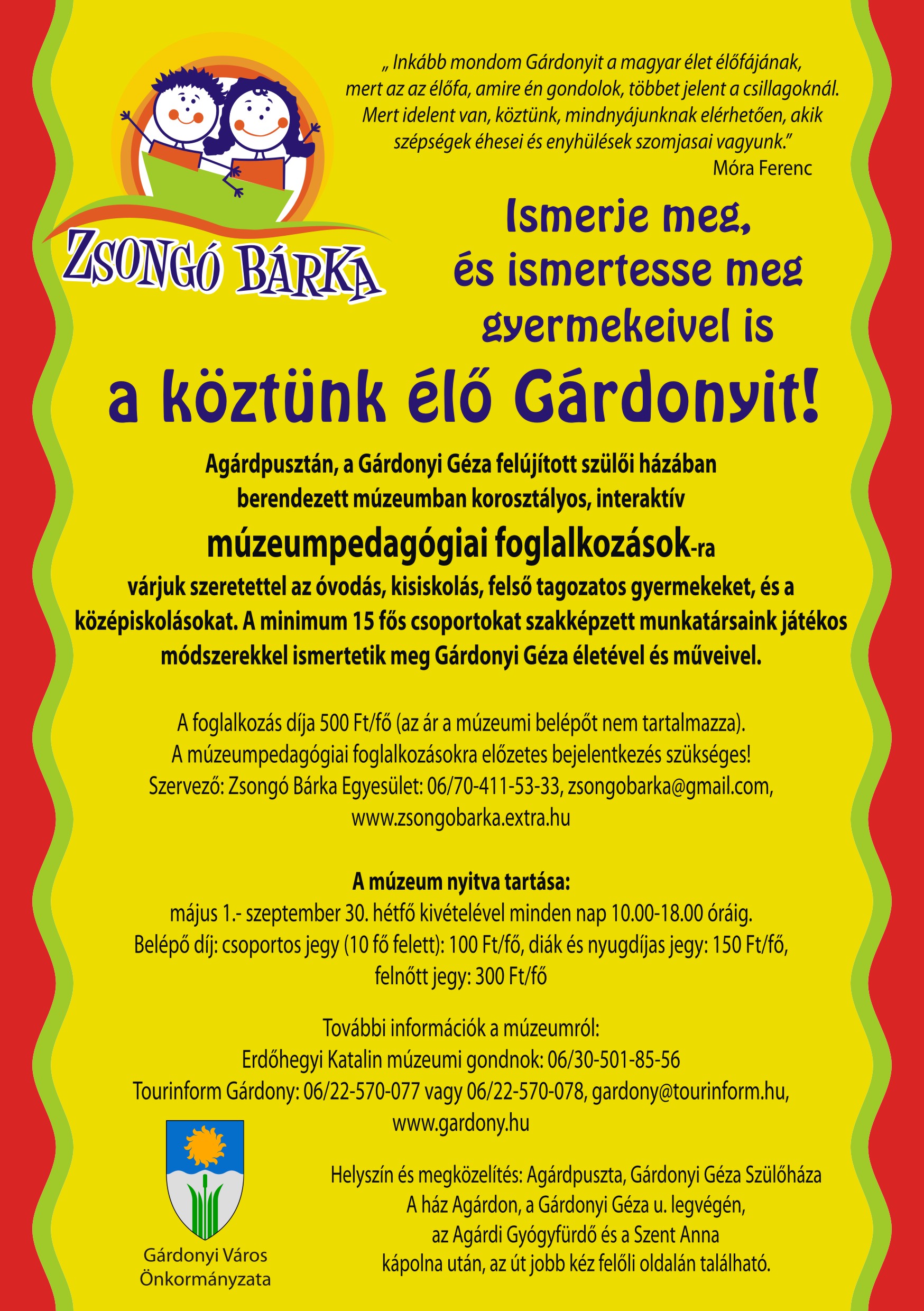 Gárdonyi Géza születési évfordulója