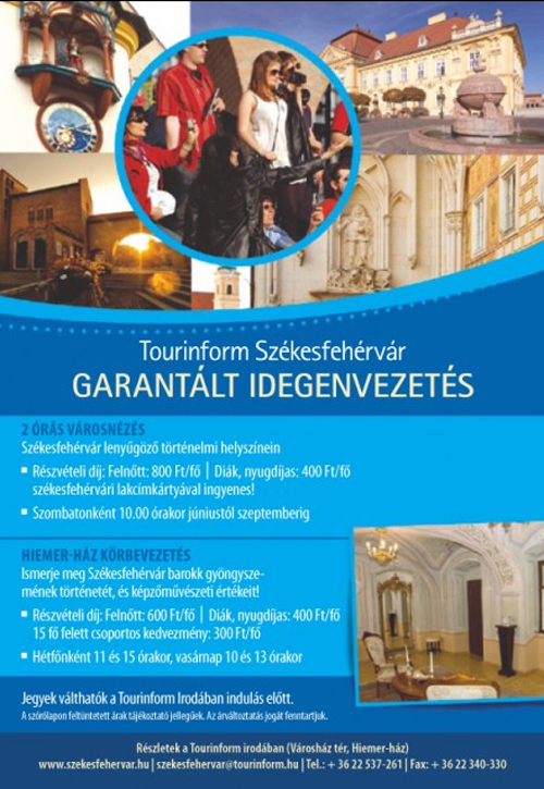 Székesfehérvári idegenvezetés Székesfehérvár