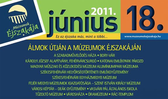 Múzeumok Éjszakája Múzeumok Éjszakája