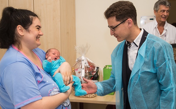 Fojtek Olivér, Székesfehérvári első újévi babája