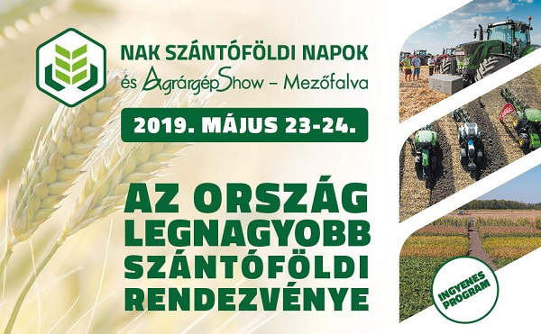 III. NAK szántóföldi napok és agrárgépshow Mezőfalván