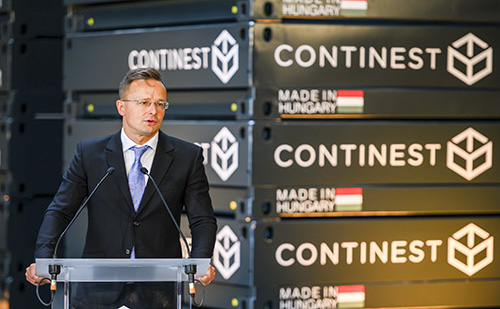 Átadásra került a Continest összecsukható konténereket gyártó üzeme